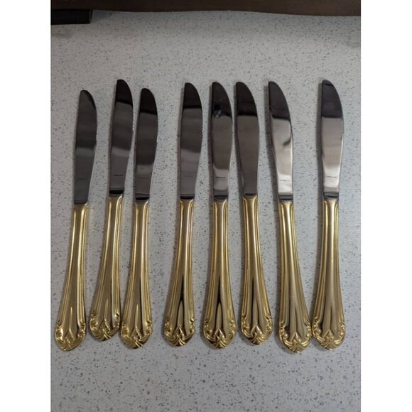 Hamilton Silversmith Gold Plated Cutlery - 40 piece place setting - Picture 2 of 10